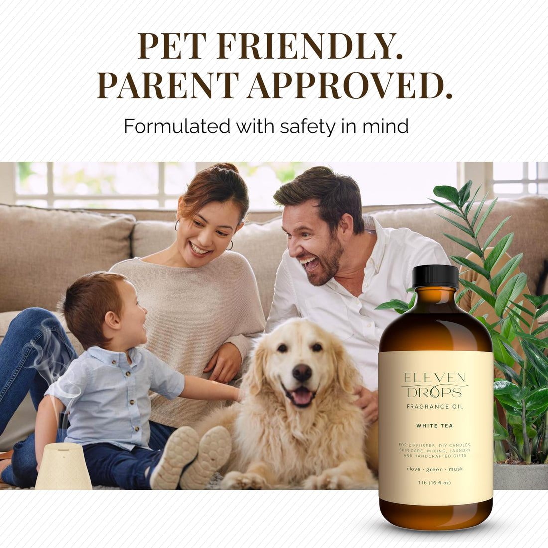 White Tea Essential Diffuser Oil - Premium Luxurious Fragrance Oil