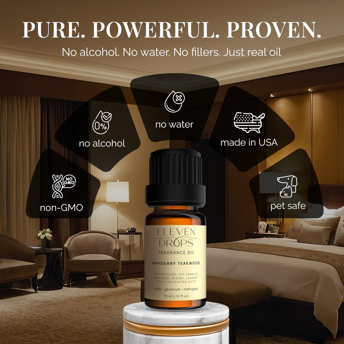 Mahogany Teakwood Diffuser Oil – Premium Fragrance Oil