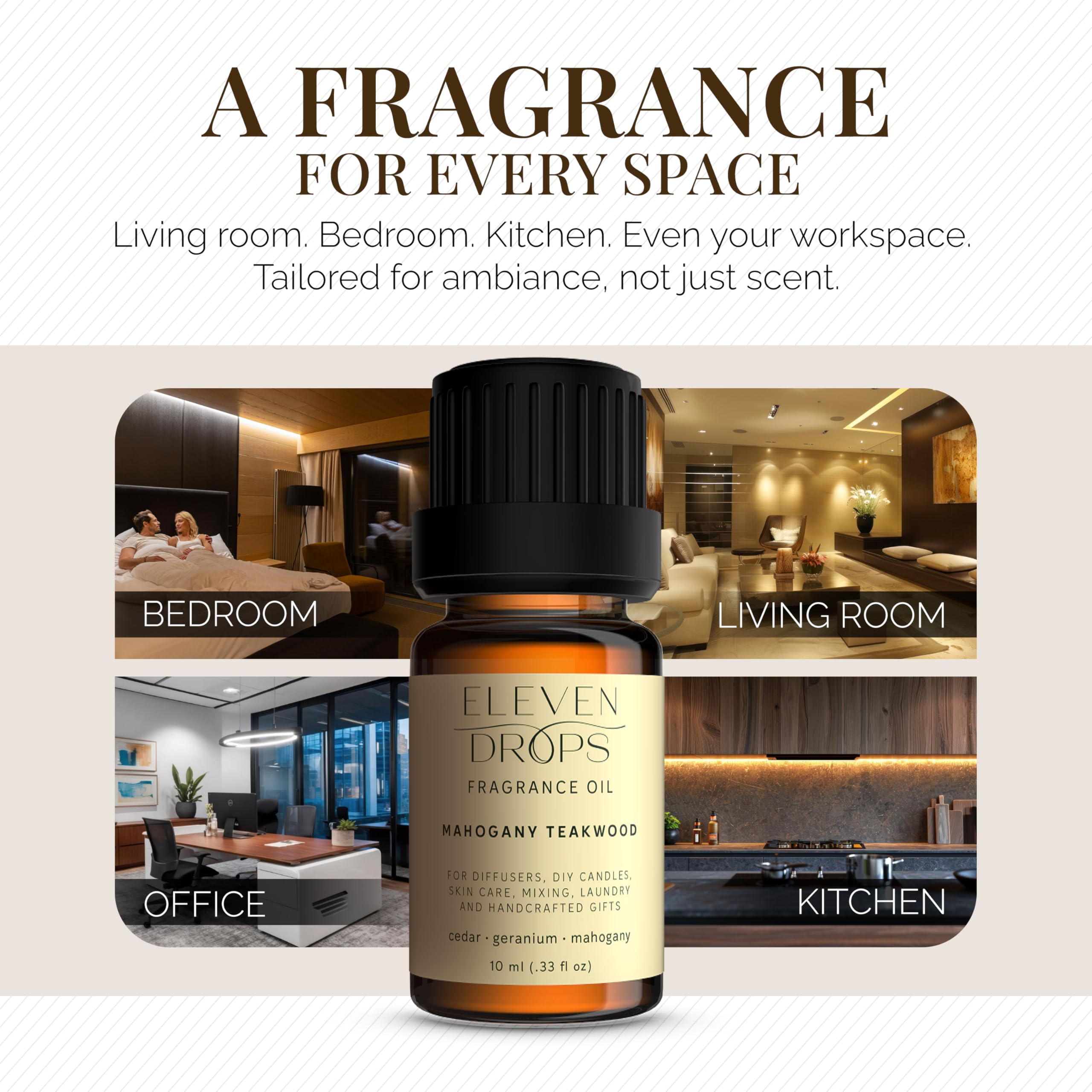 Mahogany Teakwood Diffuser Oil – Premium Fragrance Oil