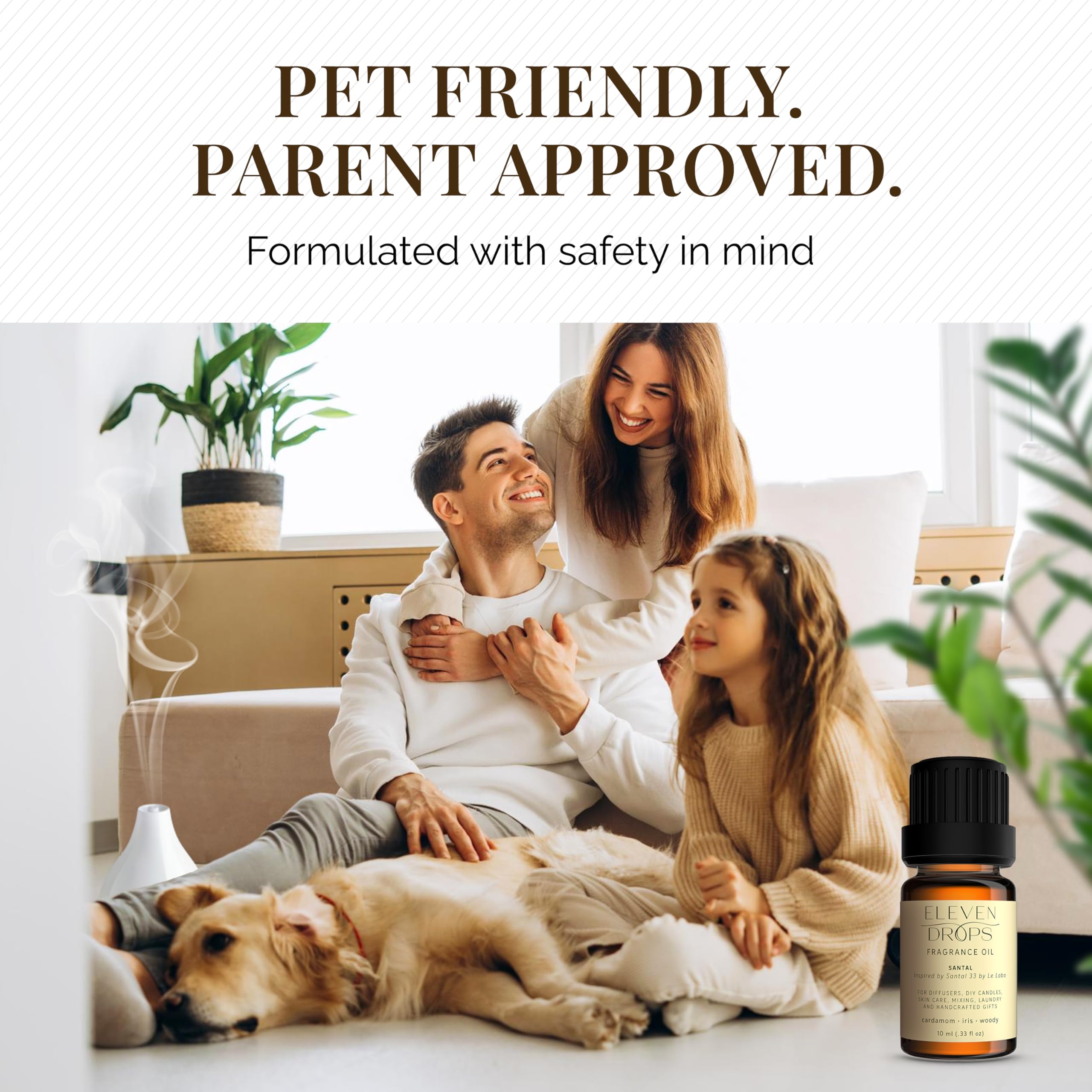 Santal Aroma Diffuser Oil –– Premium Luxury Fragrance Oil