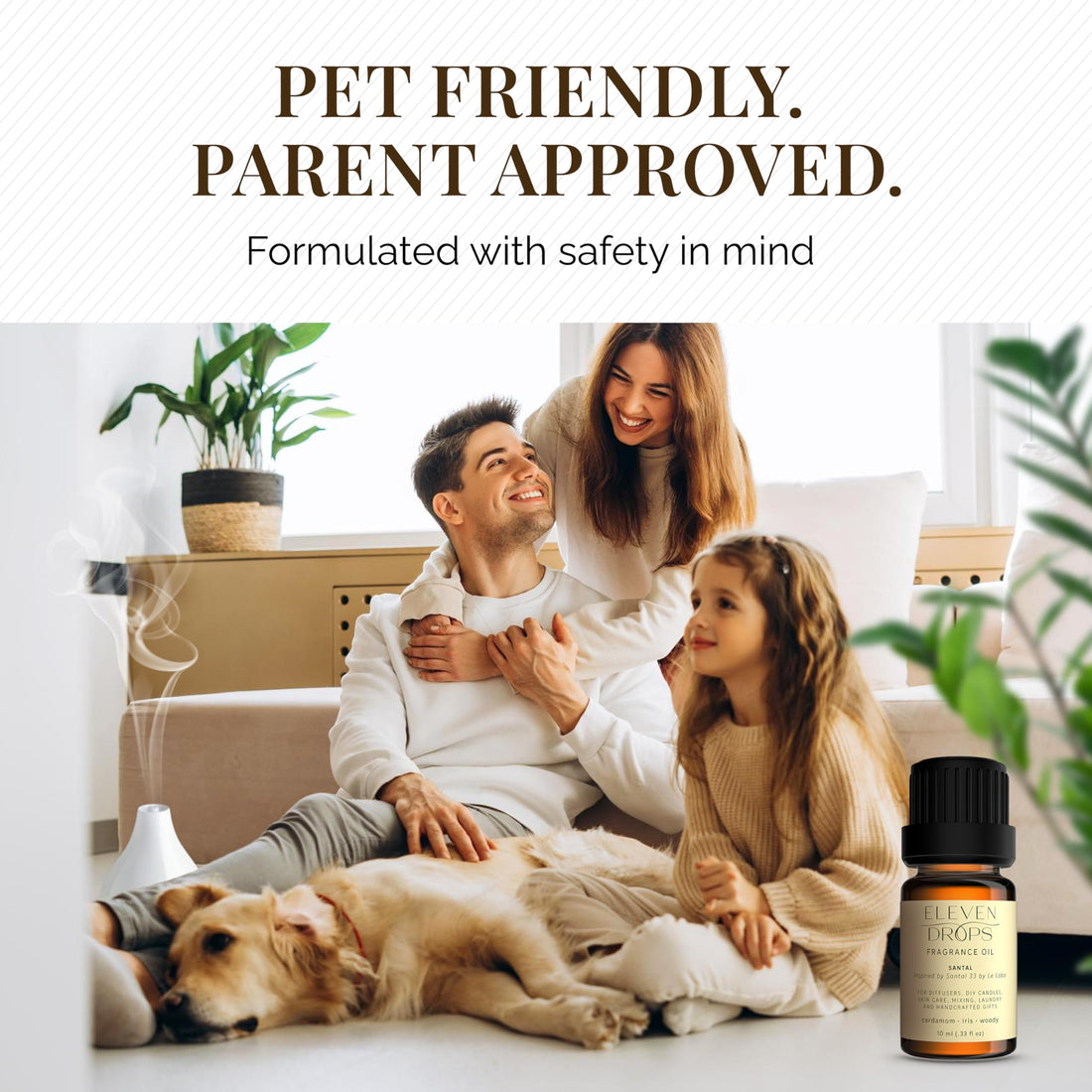 Santal Aroma Diffuser Oil –– Premium Luxury Fragrance Oil