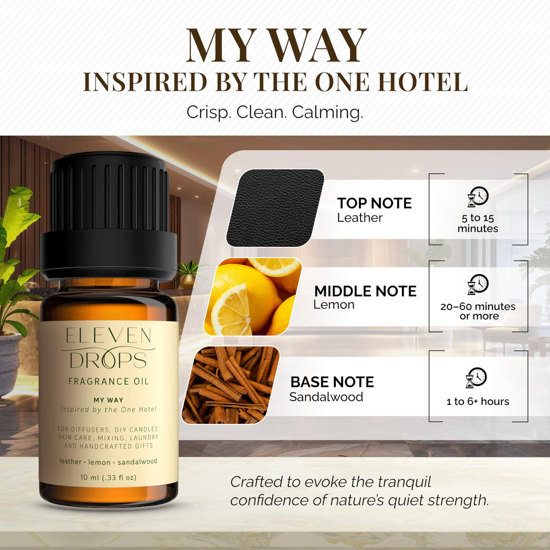 My Way Diffuser Oil - Premium Fragrance Oil Inspired by The One Hotel
