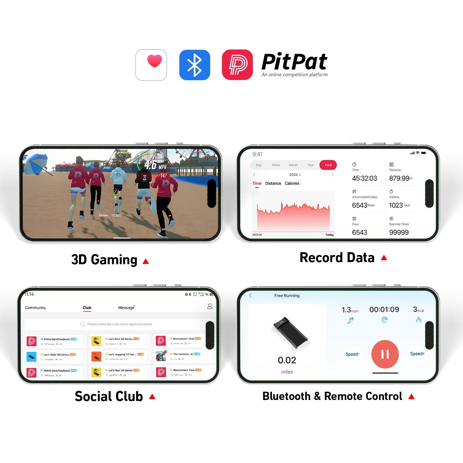 DeerRun Z20 Foldable Walking Pad Treadmill – Ultra Compact with LED Display