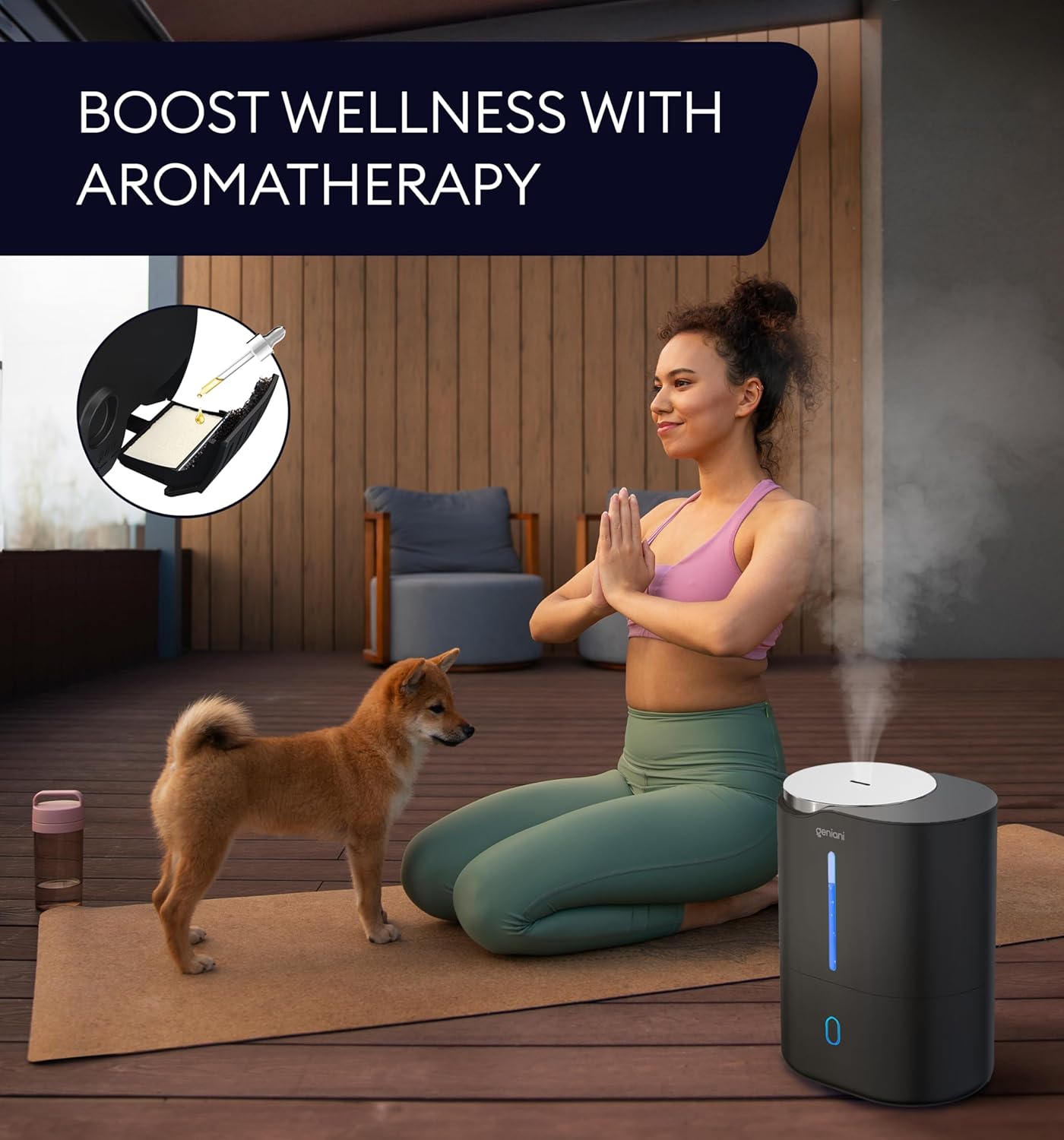 Humidifier Huron 4L, Black