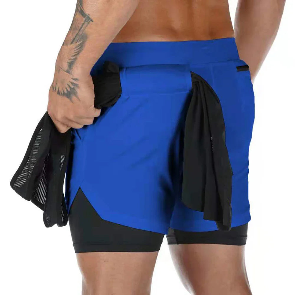 Men's High Performance 2-in-1 Running Shorts