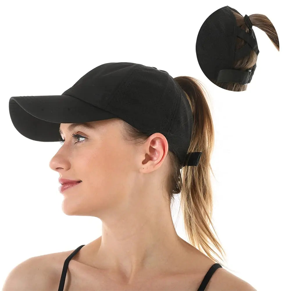 Quick Dry Ponytail Baseball Cap