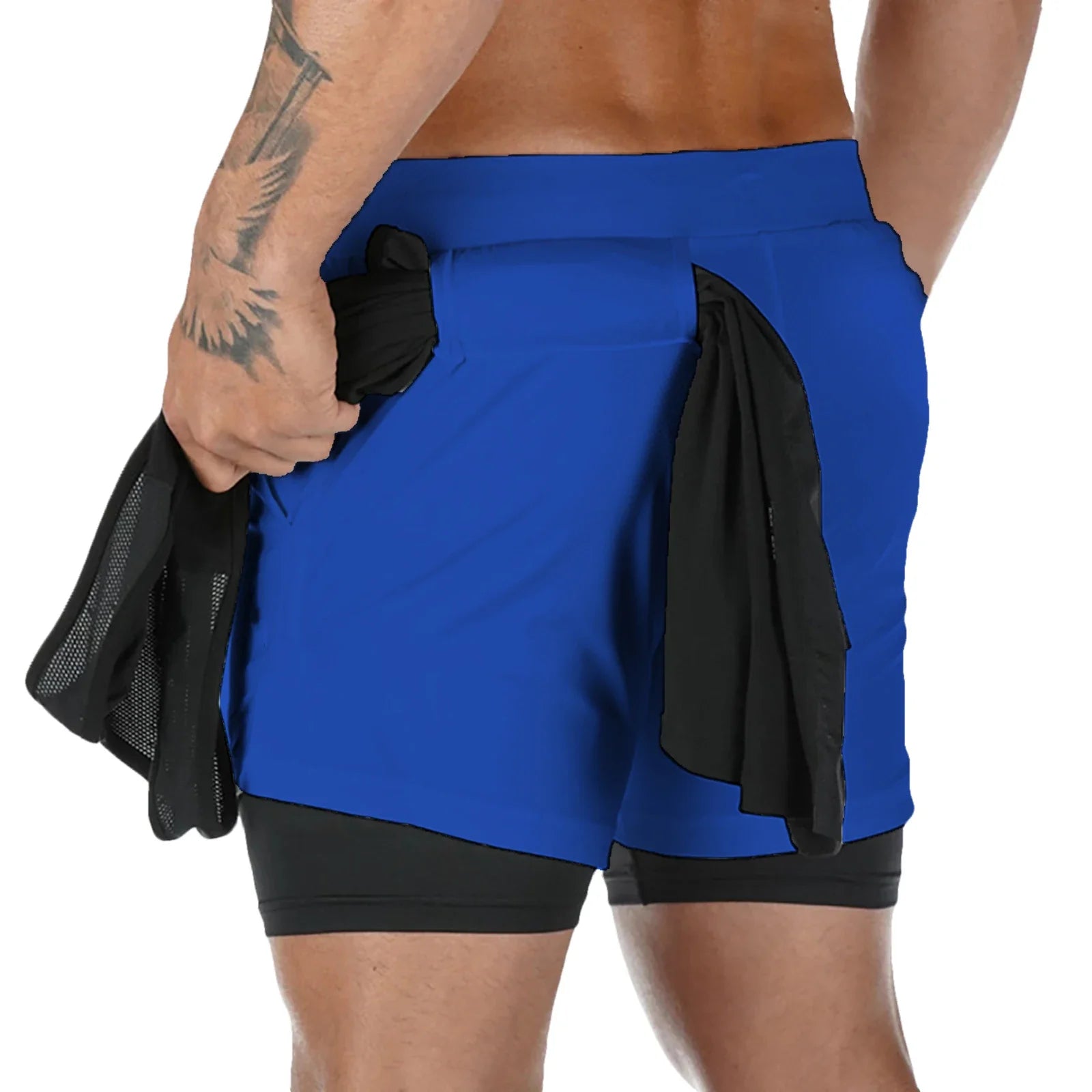 Men's High Performance 2-in-1 Running Shorts
