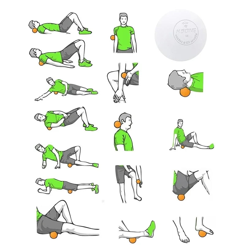 6.3cm Fascia Ball Deep Tissue Massage and Relaxation