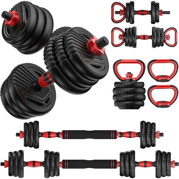 Space Saving Adjustable Dumbbell Set 20-90lbs