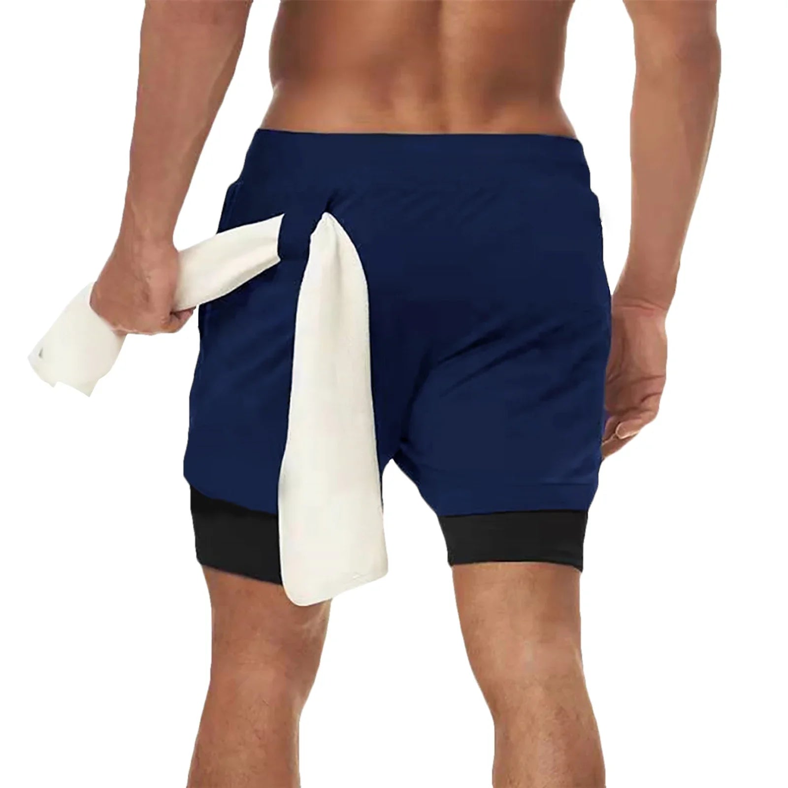Men's High Performance 2-in-1 Running Shorts