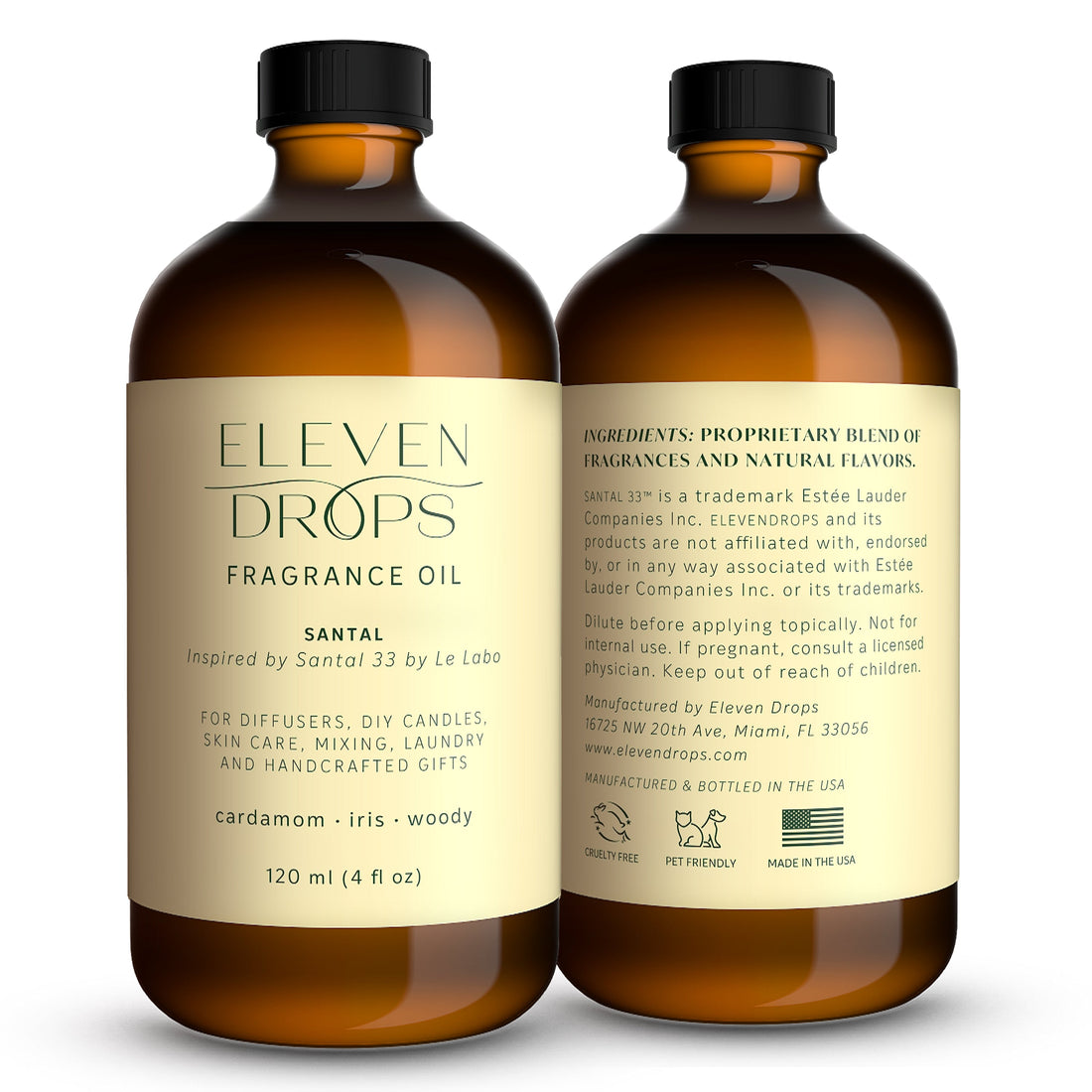 Santal Aroma Diffuser Oil –– Premium Luxury Fragrance Oil