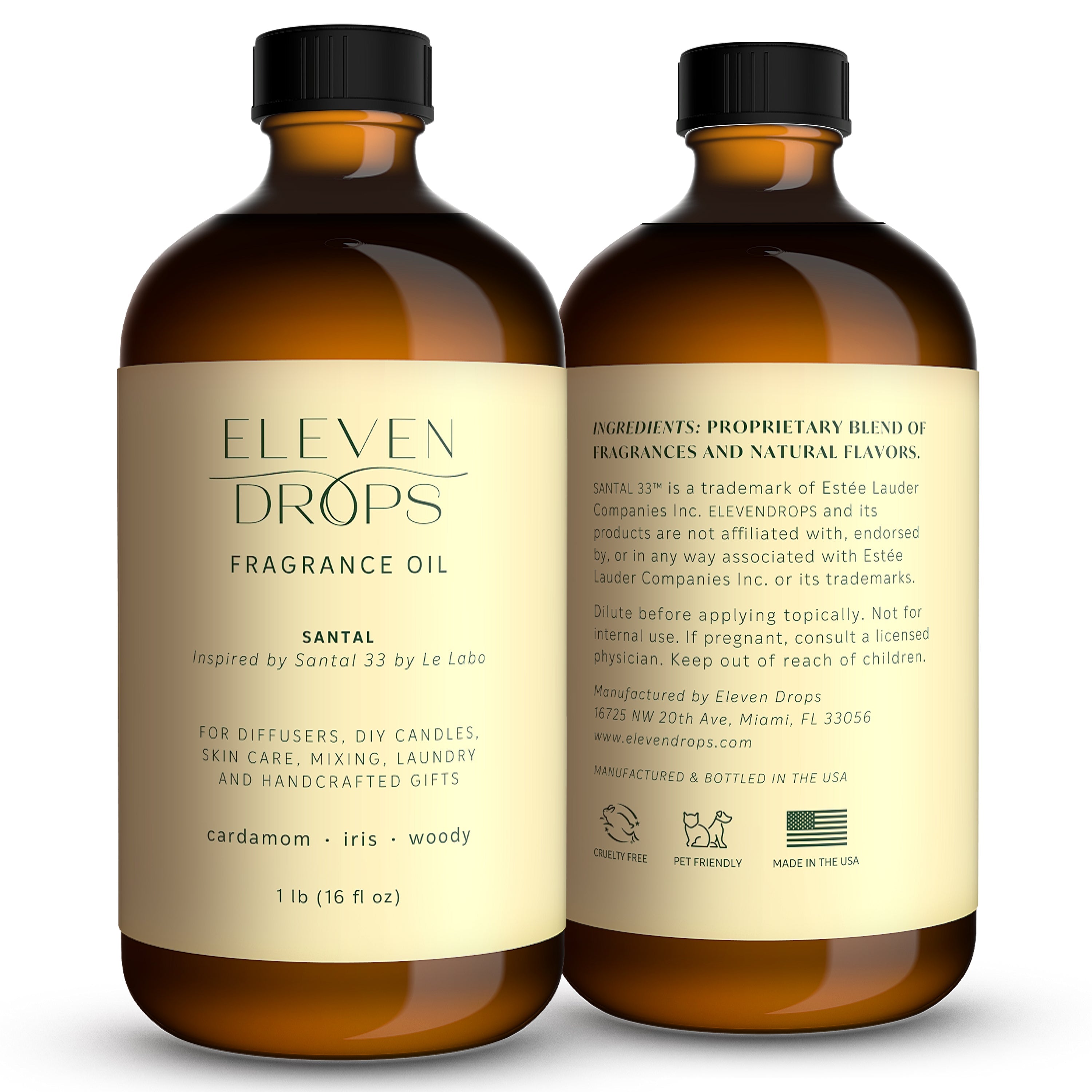 Santal Aroma Diffuser Oil –– Premium Luxury Fragrance Oil