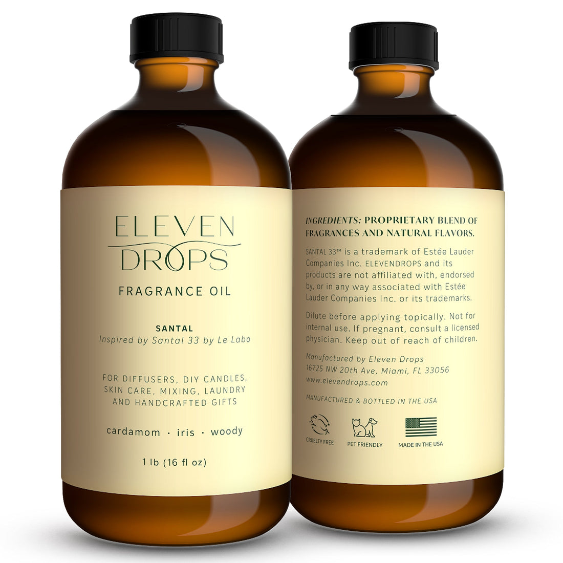 Santal Aroma Diffuser Oil –– Premium Luxury Fragrance Oil