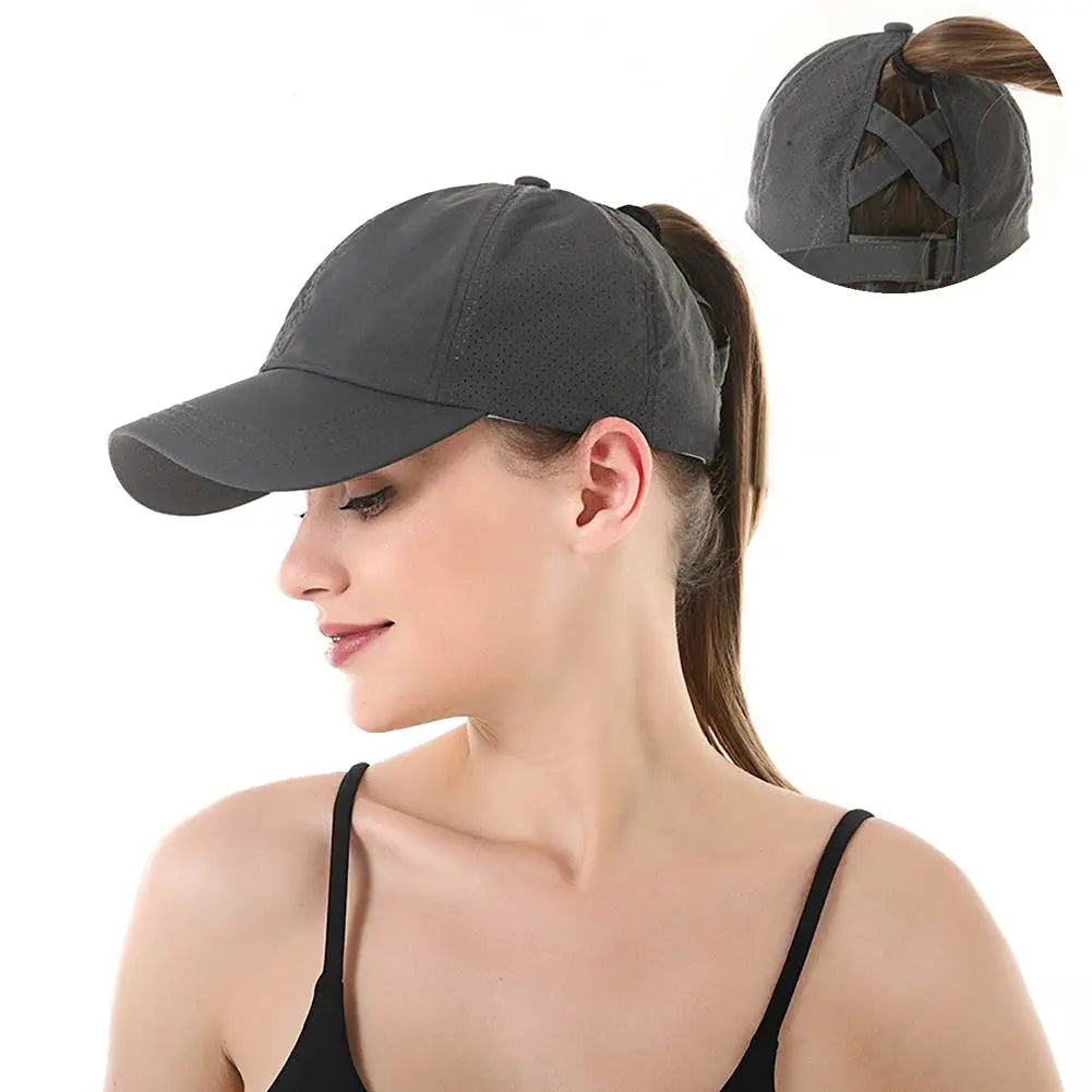 Quick Dry Ponytail Baseball Cap