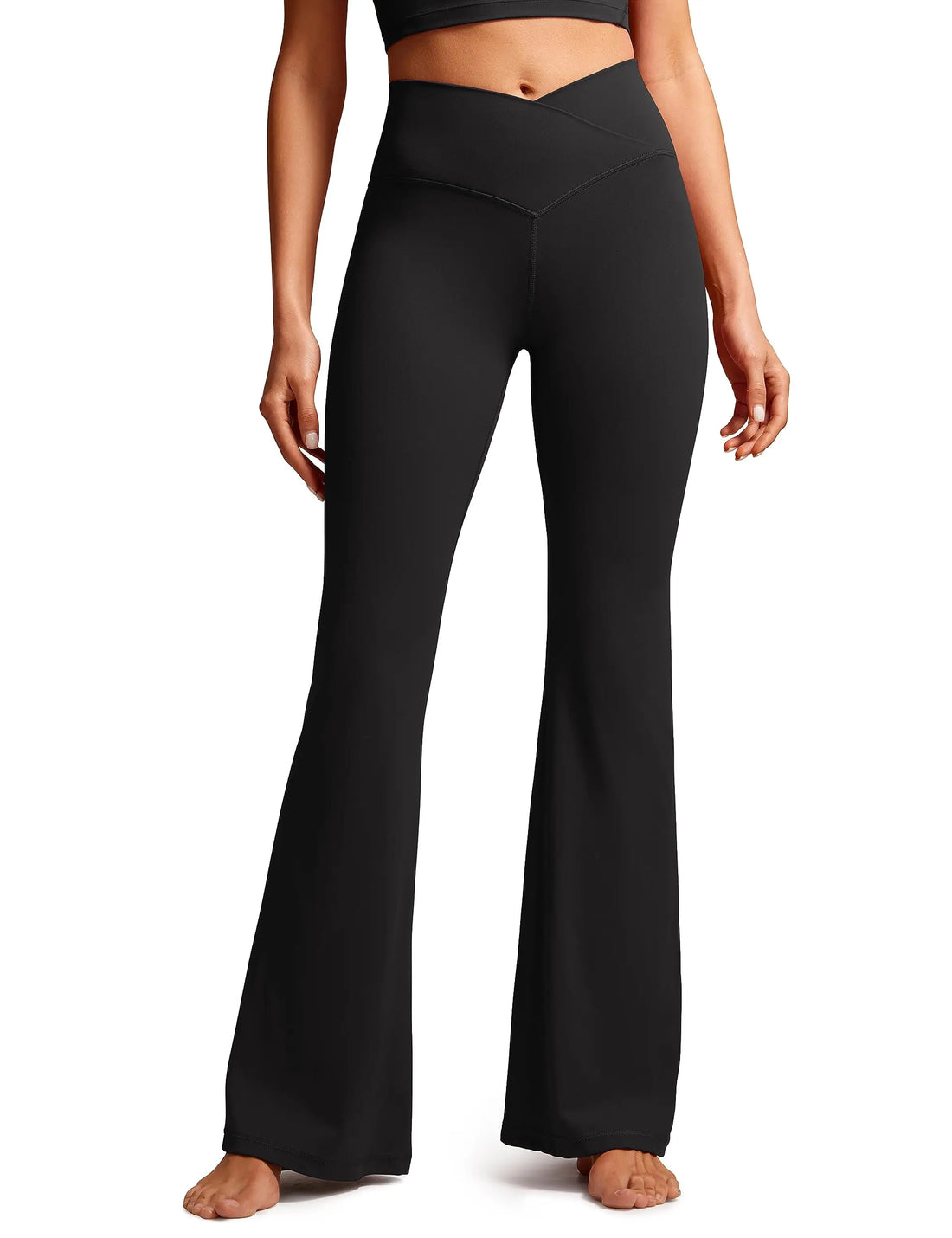 V Cross Bootcut Leggings Bell Bottoms Yoga Pants
