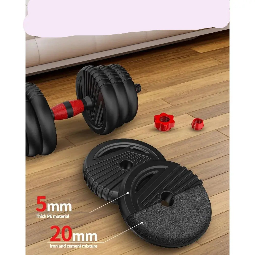 Space Saving Adjustable Dumbbell Set 20-90lbs