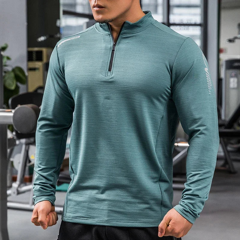 Men's All Purpose Long Sleeve Shirt Compression, Rashguard, Fitness, Sports