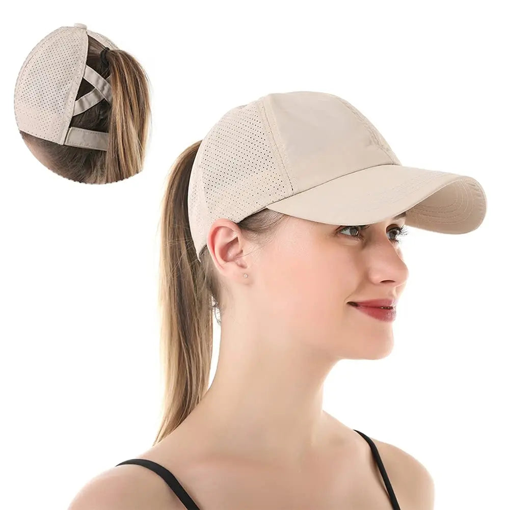 Quick Dry Ponytail Baseball Cap