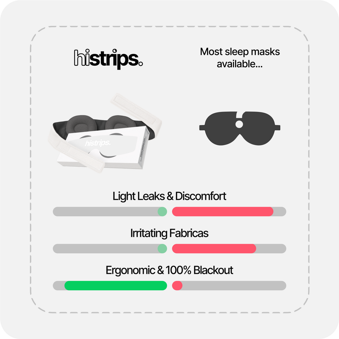 Eclipse Sleep Mask (Pearl White)