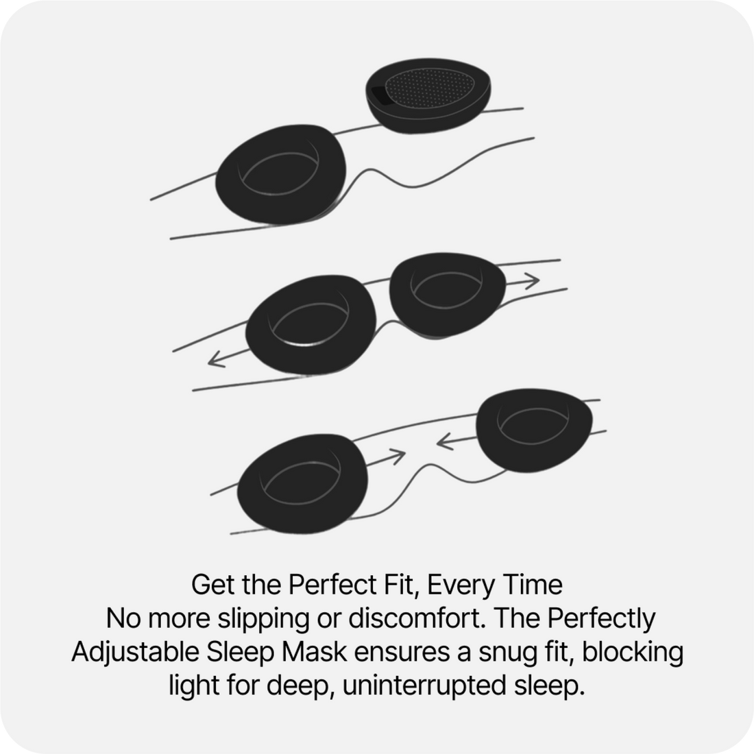 Eclipse Sleep Mask (Pearl White)