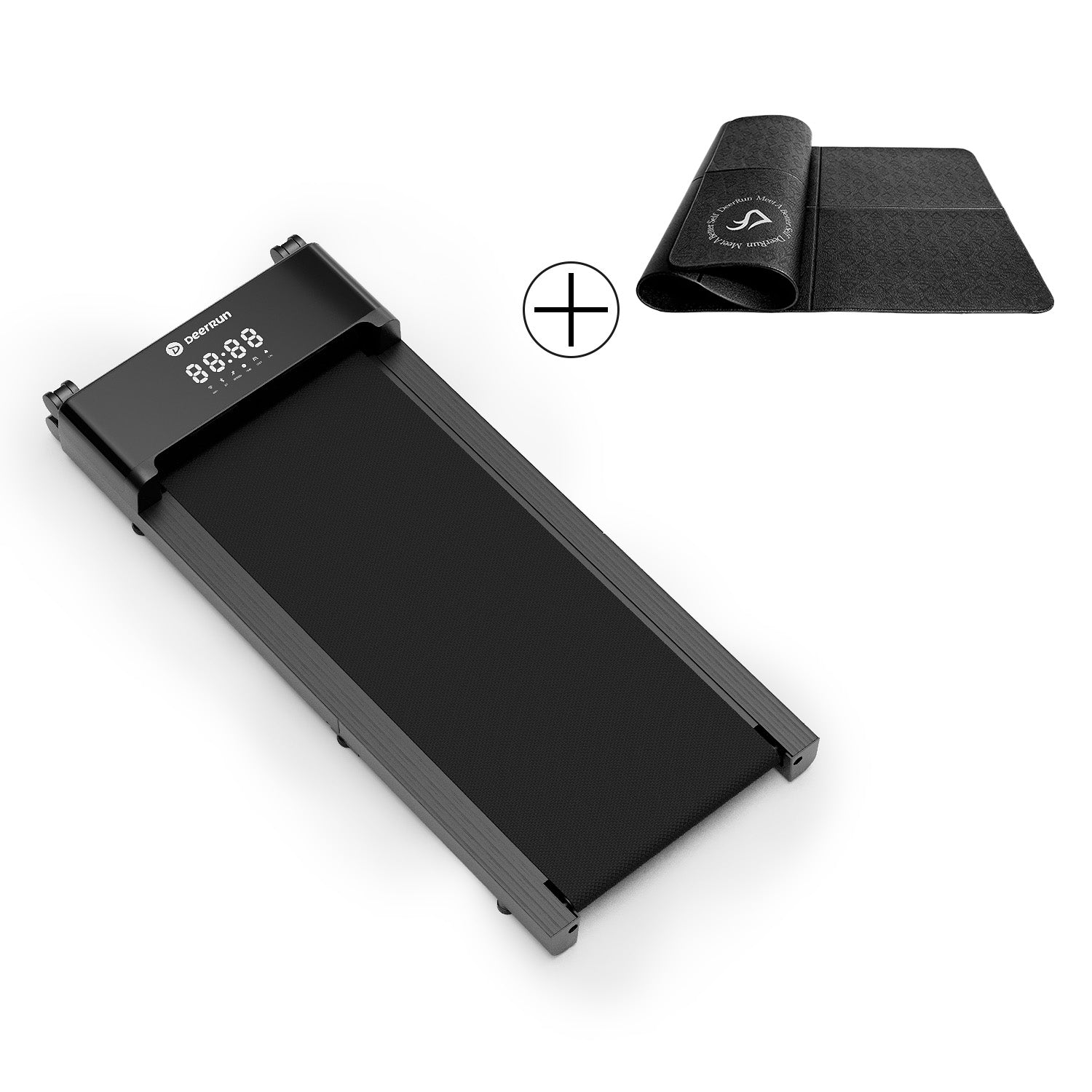 DeerRun Z20 Foldable Walking Pad Treadmill – Ultra Compact with LED Display