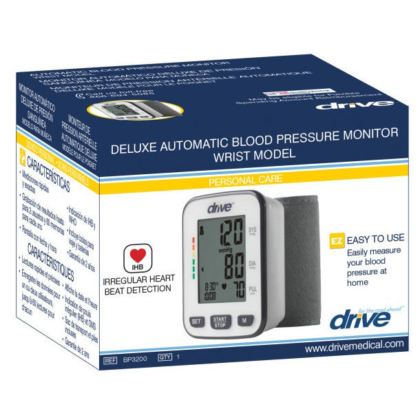 Drive Deluxe Automatic Blood Pressure Monitor, Wrist