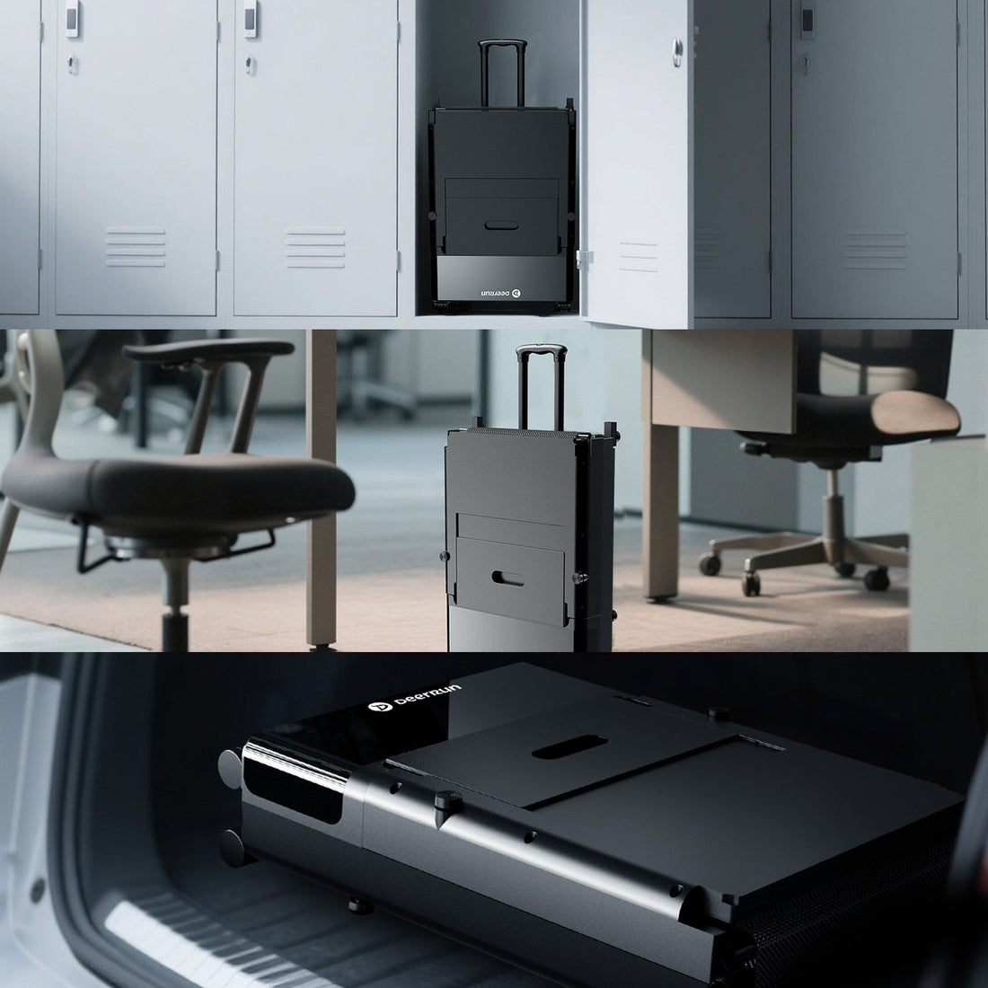 DeerRun Z20 Foldable Walking Pad Treadmill – Ultra Compact with LED Display